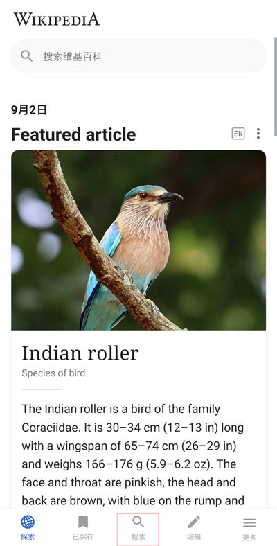 “维基百科手机版”