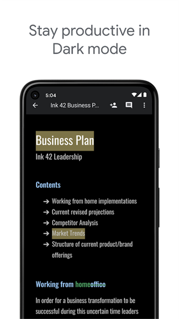 谷歌文档手机版截图4