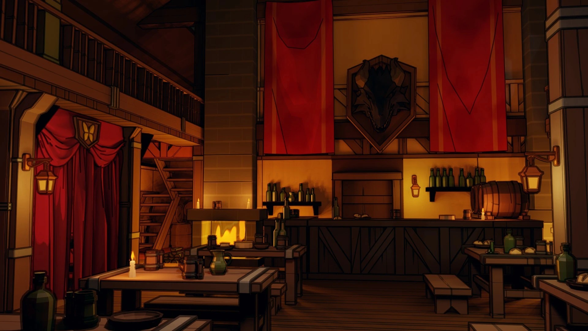 一名卫兵走进了一间酒馆截图3