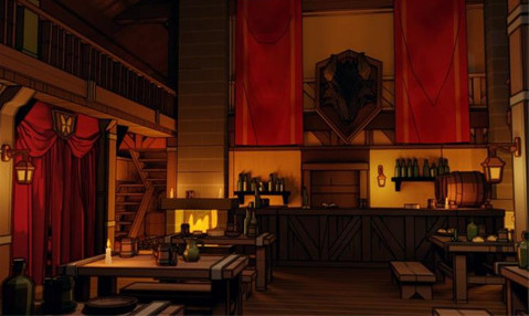 一名卫兵走进了一间酒馆手游