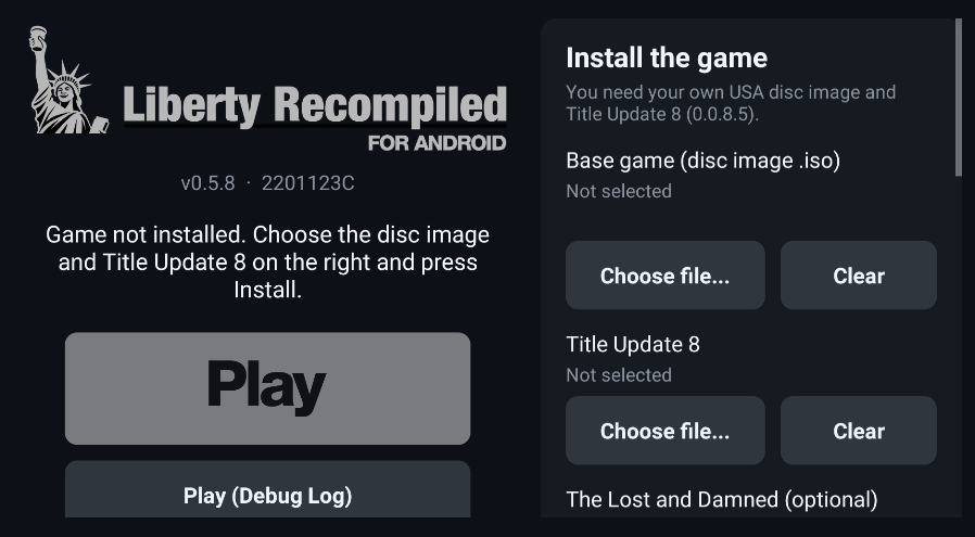 liberty recompiled