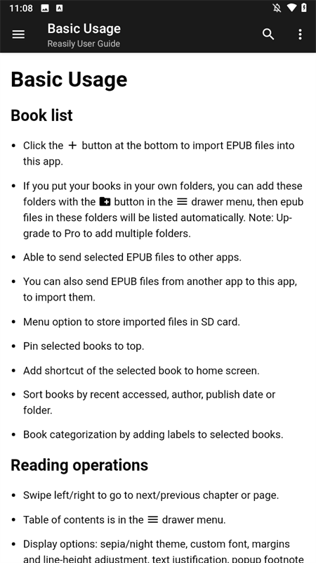 Reasily阅读器截图3