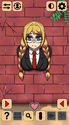 卡在墙上的女孩2汉化版截图1