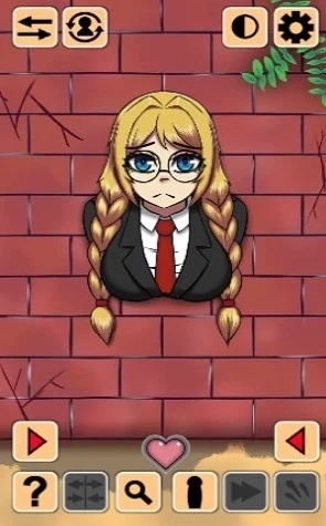 卡在墙上的女孩2汉化版怎么玩