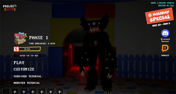 波比的游戏时间计划联机版