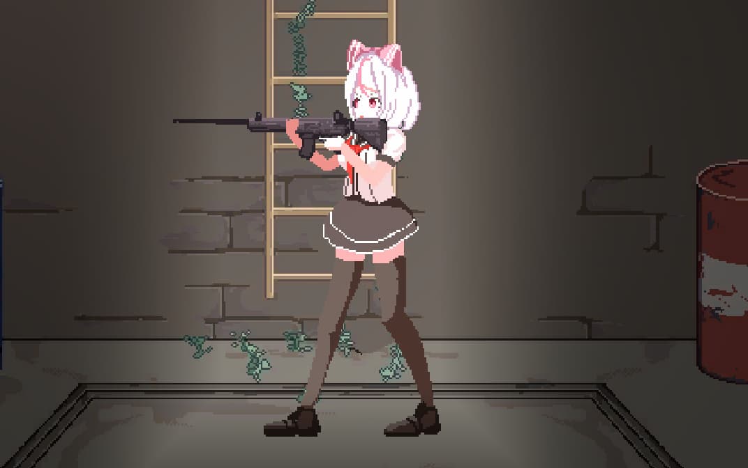 白毛少女大战僵尸圣诞版截图1