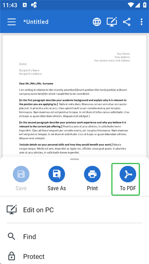 officesuite手机版