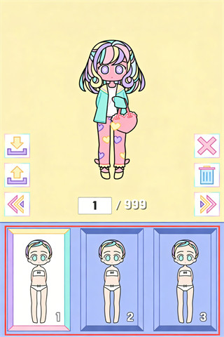 缤纷女孩换装游戏