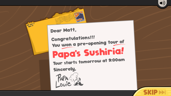 老爹寿司店英文版截图1