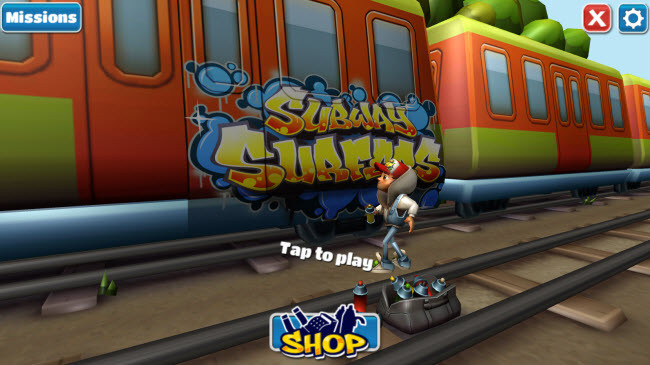 地铁跑酷困难版