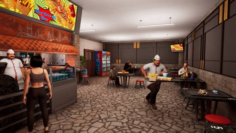 卷饼店模拟器3d版截图3