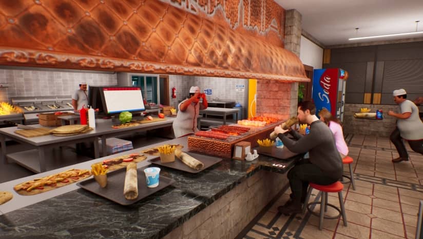 卷饼店模拟器3d版截图1