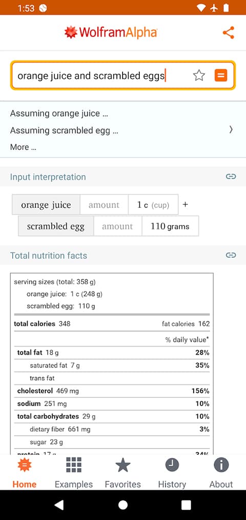 Wolframalpha安卓版截图0